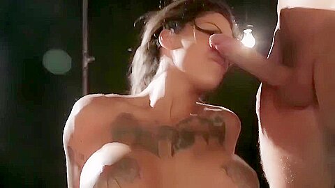 Tattooed Beauty Bonnie Rotten Takes On Multiple Cocks 1080p