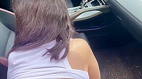 Taya Sia In Russian Slut Gives A Blowjob To A Guy In His New Car