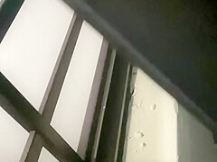 Teen peep while showering