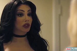 Tgirl Vampire Is Invited In - Ariel Demure, Big T And Braylin Bailey