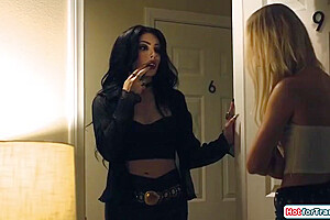 Tgirl Vampire Is Invited In - Ariel Demure, Big T And Braylin Bailey