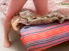 The Step son Checked What His Step mother Was Doing And Her To Undres