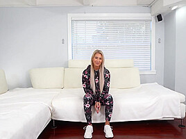 Thicc18 - Jordan Maxx - Casting and Creampie Tall Thicc Blonde PAWG