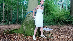 Tied Up In The Woods - She Would Help Him