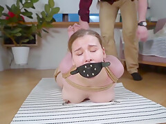 Tight Hogtied Drooling