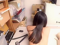 Tiny Asian Girl Fucked for Stealing