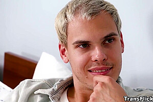 Tony Sting And Lola Morena In Trans Strips Out For