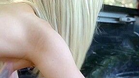 Tourists Pick Up Blond Bitch For Outdoor Sex - FemdomSex