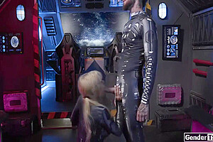 Trans Space Captain Analed 6 Min With Brittney Kade
