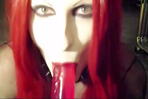 Transgender Fucking Her Asshole With A Toy