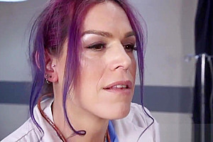 Transgendered babe doggystyling her patient