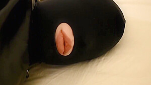 Trapped In Leather Straightjacket