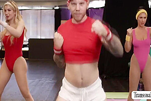 Ts Fucks While Dancing 10 Min - Gracie Jane And Queenie Sateen