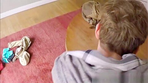 Twink Blonde Step Brother Fucked By Jock Step Brother For Ride To School POV