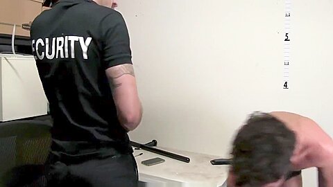 Twink Store Flasher Fucked By Officer And His Baton