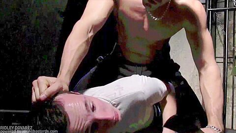 Twink can't fight off a horny jock & his rampant cock