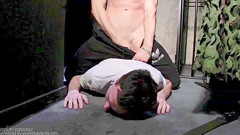 Twink can't fight off a horny jock & his rampant cock