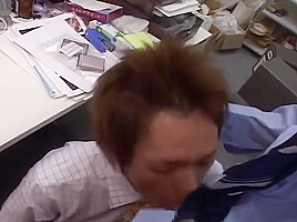 Two Asian Officer Workers Are Getting Home Just To Fuck