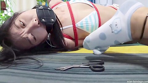 Two Chinese Girls Bondage
