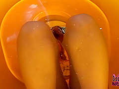 Two Hotties Streak Naked In A Public Park