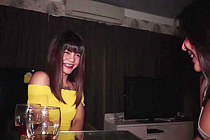 Two big cock Asian shemales on stud tourist and he enjoyed perfect blowjob