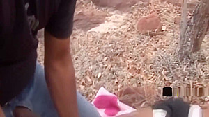 Two guys pounding African chick