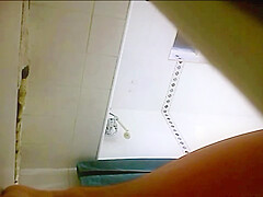 UK Mum Carrie Strips Naked In Her Bathroom