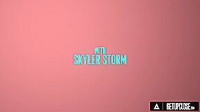 UP CLOSE - Perfect Blonde Skyler Storm Has Her Pussy Rough Fingered & Destroyed By Tommy Pistol