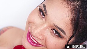 UP CLOSE - Petite Avery Black Gets CREAMPIED During Steamy Standing Sex With Hung Stud Jayden Marcos