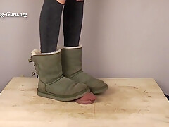 Uggs Cock Crush With Miss Evil