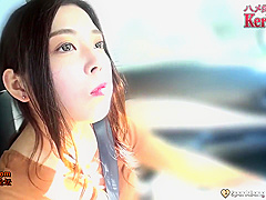 Uncensored Asian Japanese Gives Pov In Car