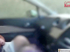 Uncensored Asian Japanese Gives Pov In Car