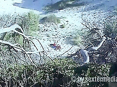 Uninhibited Lesbian Sex On The Beach