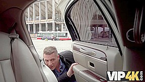 VIP4K  Bride in stocking banged on the way to wedding ceremony