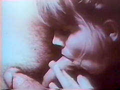 Vintage bisexual double blowjob