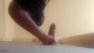 Wearing High Heels And Catsuit And Taking A Cock Down My Mouth And Pussy In Gloryhole