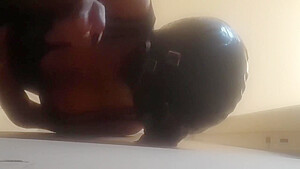 Wearing High Heels And Catsuit And Taking A Cock Down My Mouth And Pussy In Gloryhole