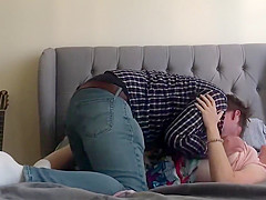 While Spying on my Step mom She is Fucking with my Physics Teacher