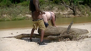 White Wife Goes to Africa For Some Real Hard Pine Wood