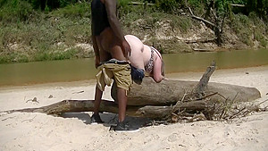 White Wife Goes to Africa For Some Real Hard Pine Wood