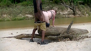White Wife Goes to Africa For Some Real Hard Pine Wood