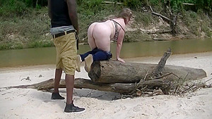 White Wife Goes to Africa For Some Real Hard Pine Wood