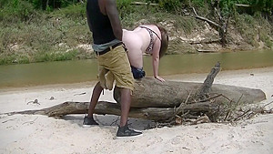 White Wife Goes to Africa For Some Real Hard Pine Wood