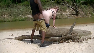 White Wife Goes to Africa For Some Real Hard Pine Wood