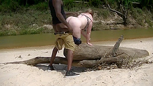 White Wife Goes to Africa For Some Real Hard Pine Wood