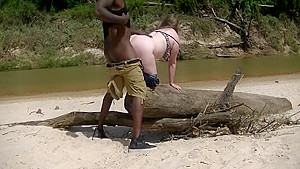 White Wife Goes to Africa For Some Real Hard Pine Wood