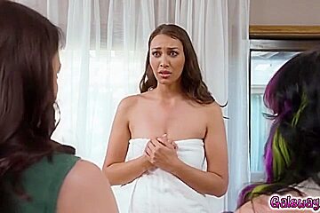 Whitney Wright And Bella Rolland In Bella Must Be Taking A Shower