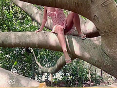 Wife Climbs Trees With No Panties On 5 Min