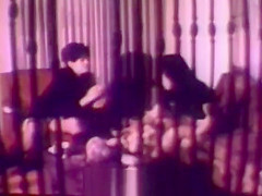 Wife and Maid Lesbos Test a New Strap-on (1960s Vintage)