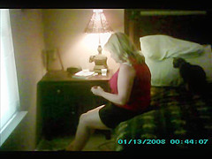Wife caught masturbating with back massager